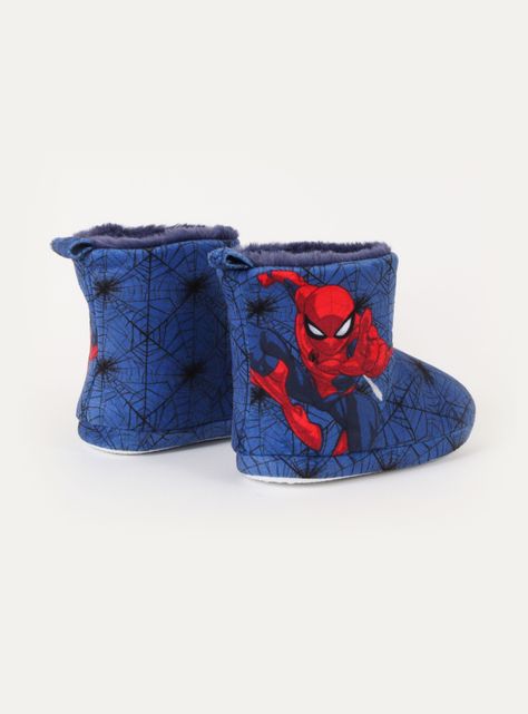 Pantufla Bota Full Spiderman Niño-2