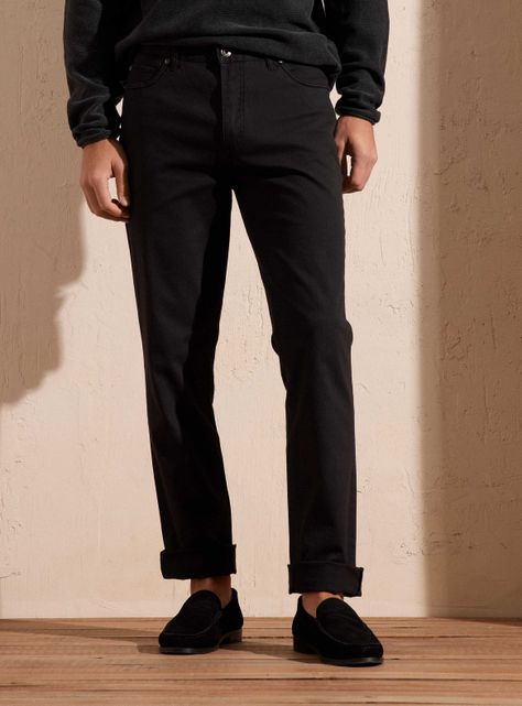 Pantalon 5 Bolsillos Slim con Spandex-0