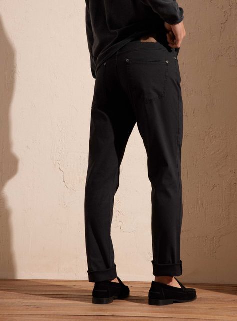 Pantalon 5 Bolsillos Slim con Spandex-1