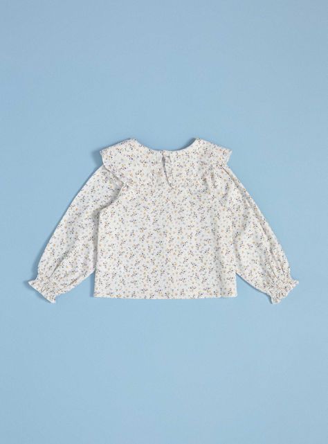 Blusa Cuello Bobo, Estampado Floral-1