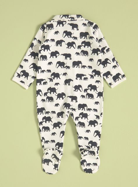 Pijama Estampado Orgánico Animales-1