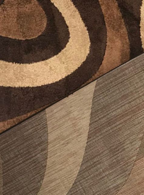 Alfombra 133 x 180 cm Carved Café Ondas-1