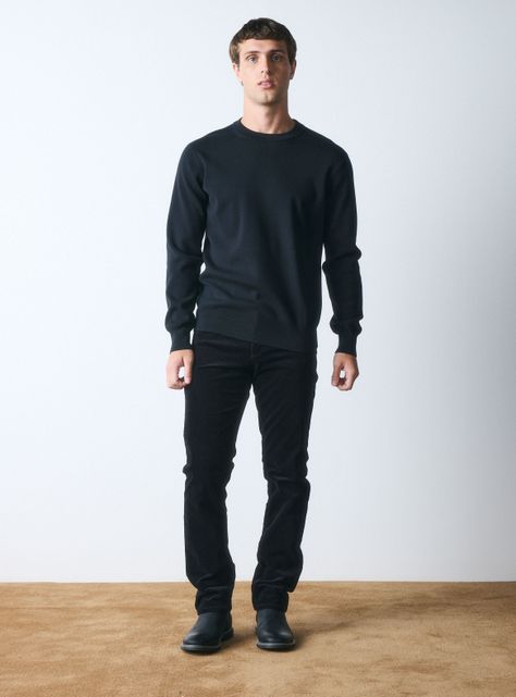 Pantalón Cotelé Slim con Spandex-4