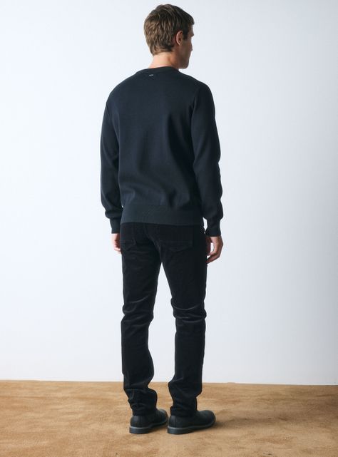 Pantalón Cotelé Slim con Spandex-5