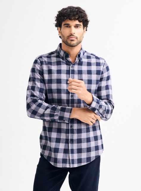 Camisa Franela Checks-0