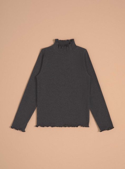 Polera Beatle Rib Borde Rizado-0
