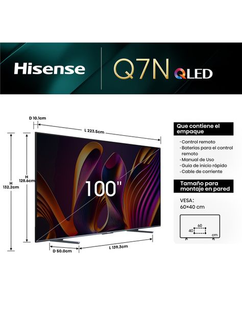 QLED Smart TV 100" 4K UHD Q7N Google TV-1