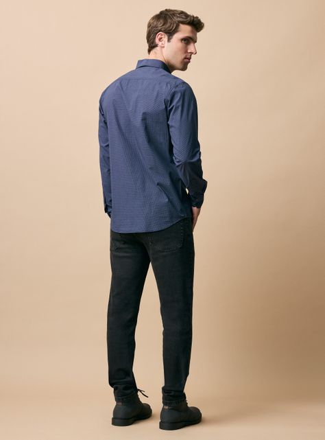 Camisa Mini Cuadro Bi Color-5