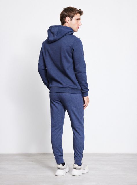 Pantalón Pretina en Contraste Bolsillo con Cierre-5