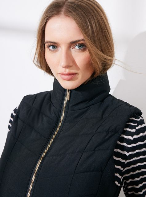 Parka Acolchada con Detalle Rígido en Costados-2