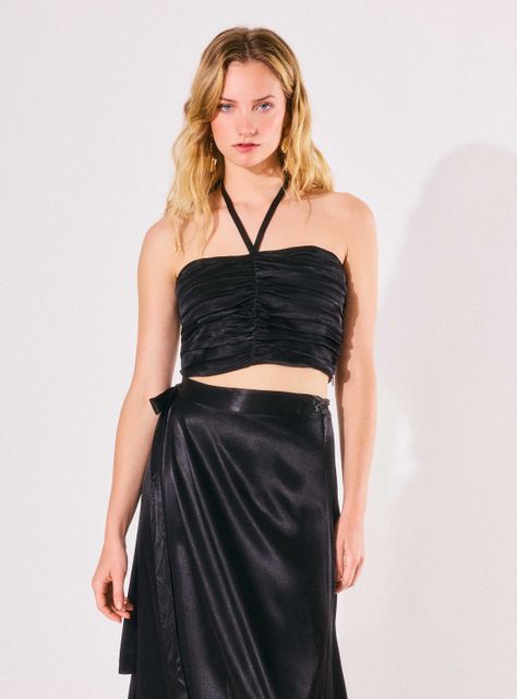 Conjunto Satinado con Amarras-0