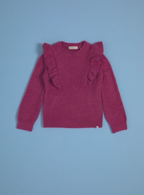 Sweater con Vuelos Delanteros-0