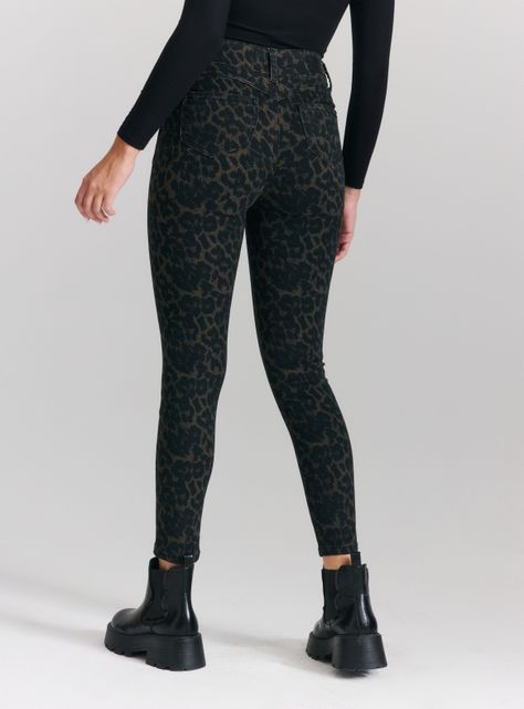 Jeans Animal Print 2 Botones-1