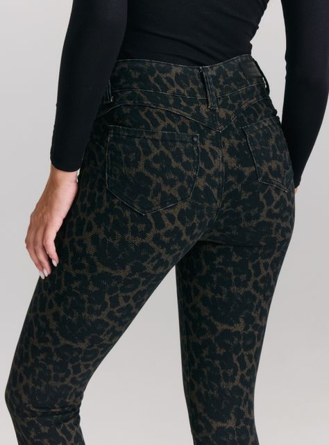 Jeans Animal Print 2 Botones-3
