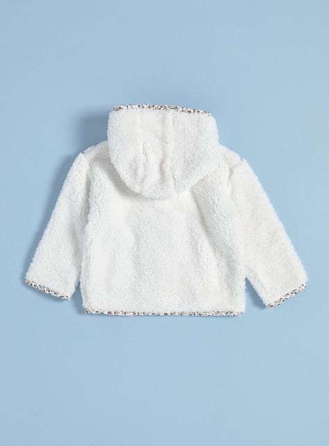 Chaqueta de Sherpa con Forro Estampado-1