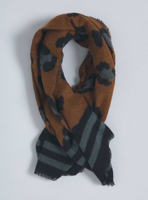 Bufanda Flecos Animal Print-2