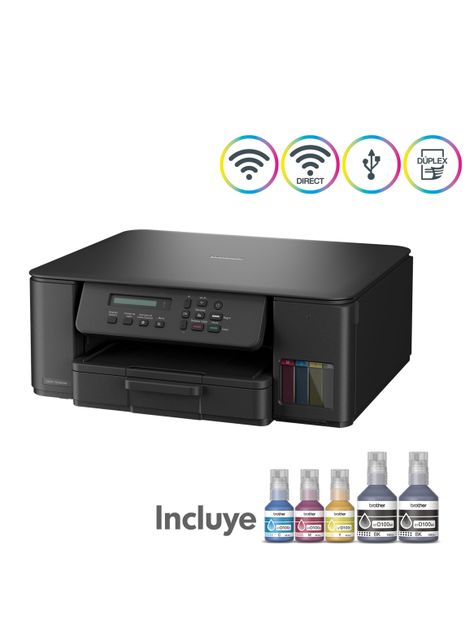 Impresora Multifuncional Tinta Continua DCPT530DW WiFi y Dúplex-1
