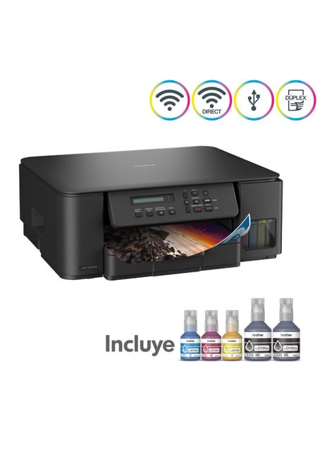 Impresora Multifuncional Tinta Continua DCPT530DW WiFi y Dúplex-2