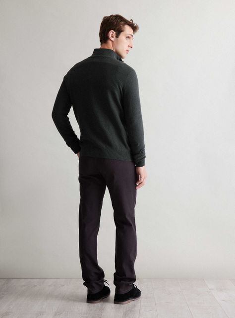 Sweater Half Zipper Algodón Texturado-5
