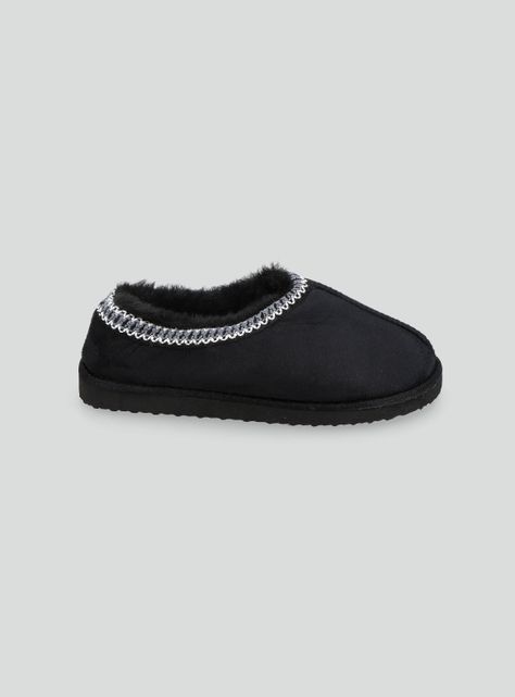 Pantufla Suede Detalle Cinta Bordado-1
