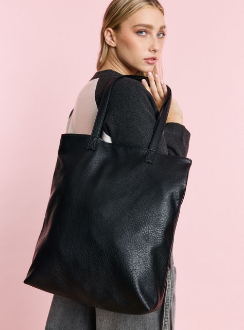 Cartera Tote Estilo Desgastado-5