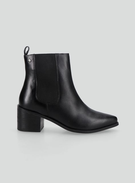 Botín Cuero Bootie2 Mujer-0
