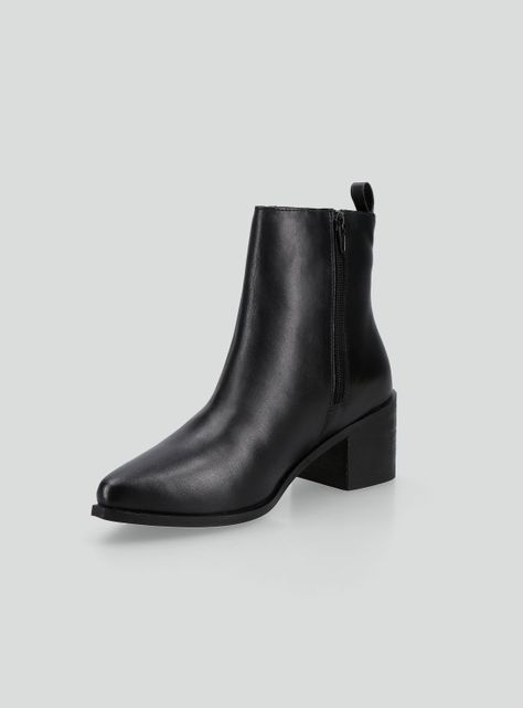 Botín Cuero Bootie2 Mujer-1