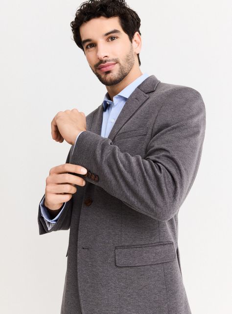 Vestón Recto Knit Slim Fit Color-3