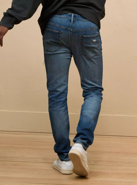 Jeans AE AirFlex+ Athletic Skinny Parches-1