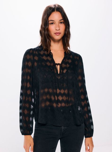 Blusa Gasa Bordados Transparencias-0