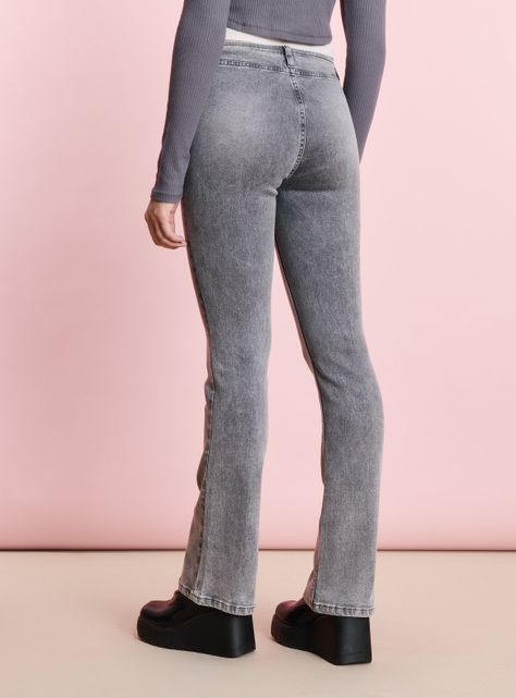 Jeans Flare sin Pretina-1