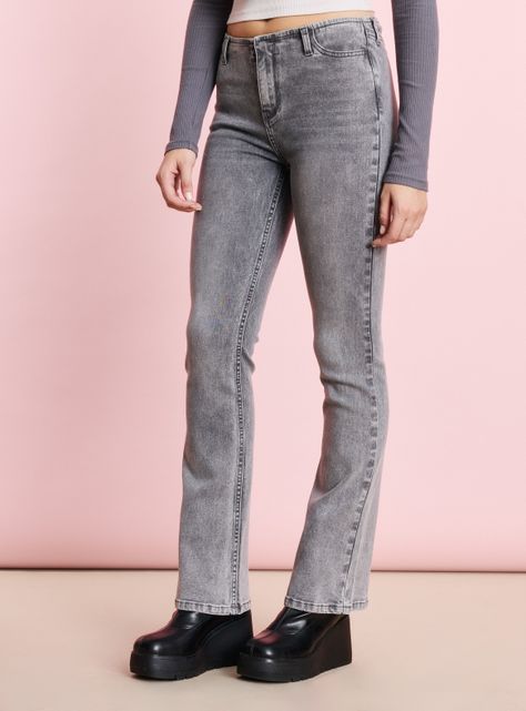 Jeans Flare sin Pretina-0