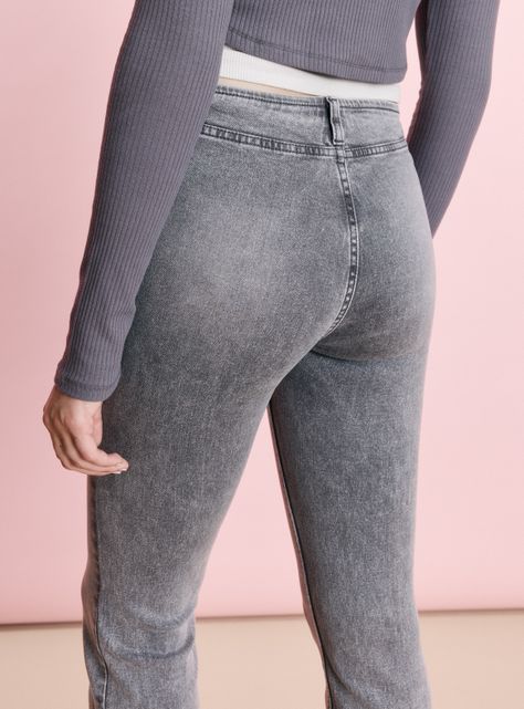 Jeans Flare sin Pretina-3