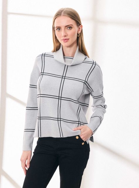 Sweater Diseño Cuadros-0