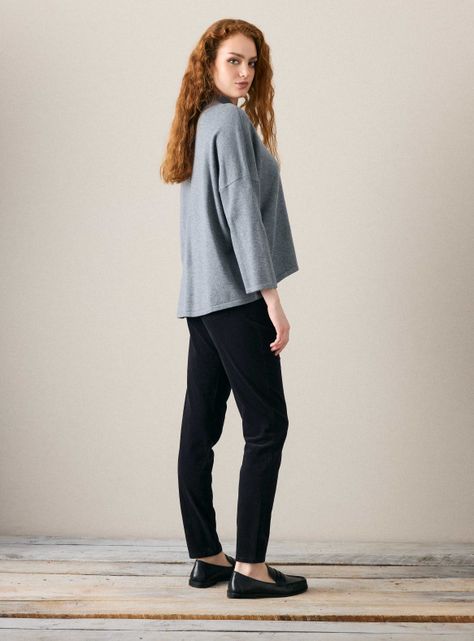 Pantalón Cotelé Slim con Proceso de Teñido-5
