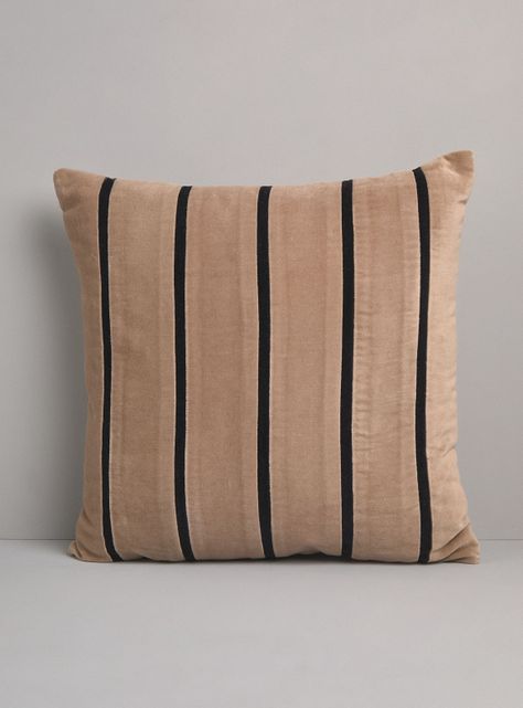 Cojín Stripe Velvet 45x45 cm-0