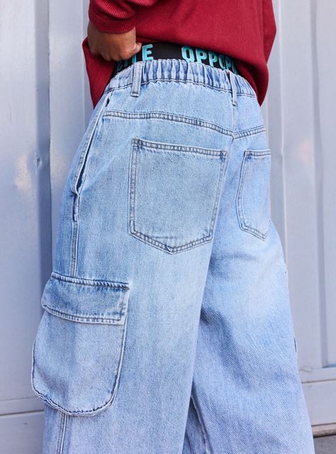 Jeans Estilo Skater Claro-3