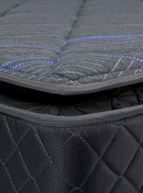 Cama Europea Nuit 1.5 Plazas x190 cm + Respaldo Nuit + Velador Granada Grey-3