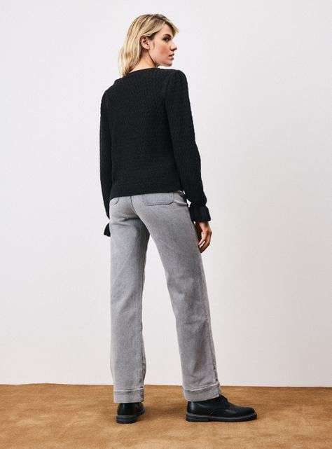Sweater con Lurex Vuelo en Puño-5