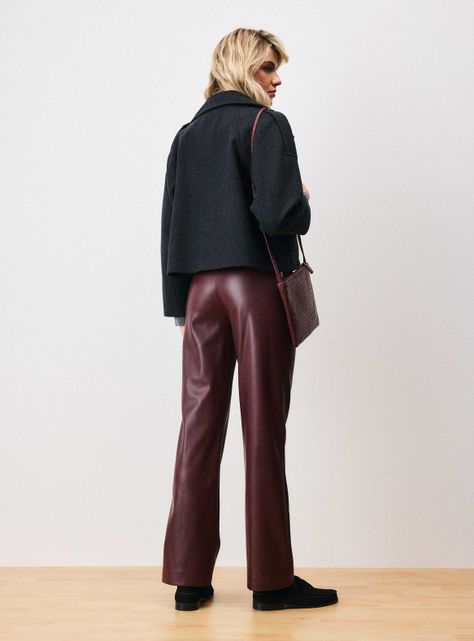 Abrigo Trench Corto con Lana C del Pilar-5