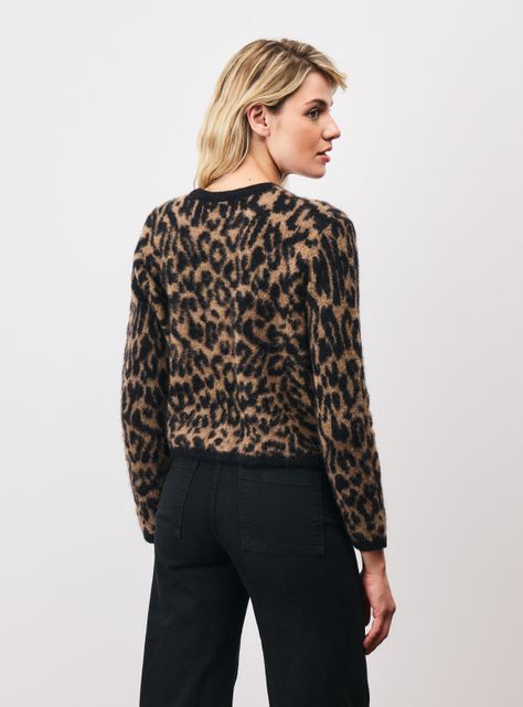 Chaleco Cárdigan Jacquard Animal-1