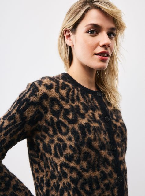 Chaleco Cárdigan Jacquard Animal-3