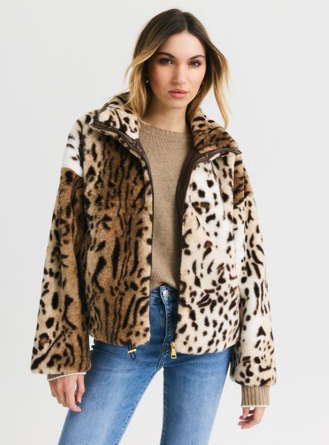 Chaqueta Peluda con Cierre-0