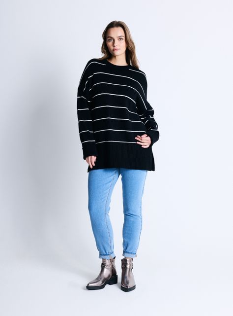 Sweater Listado con Lurex-4