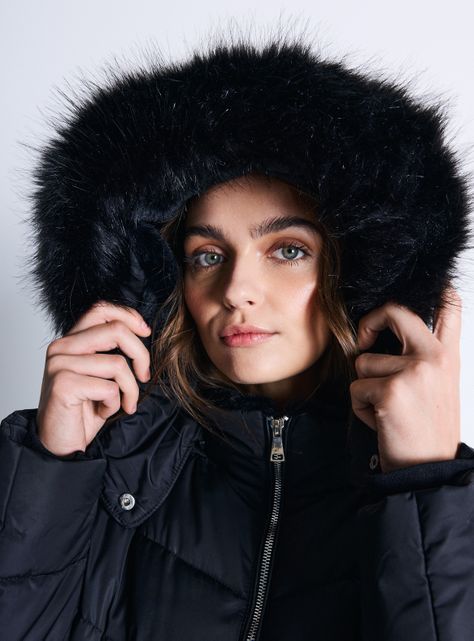 Parka Larga Acolchada-3