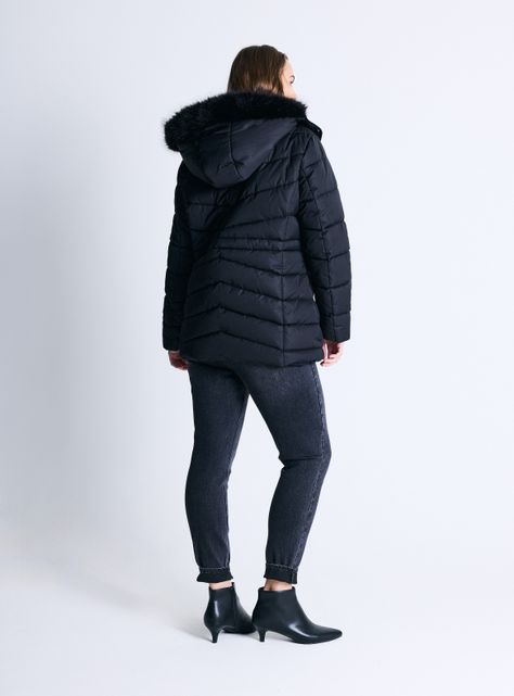 Parka Larga Acolchada-5