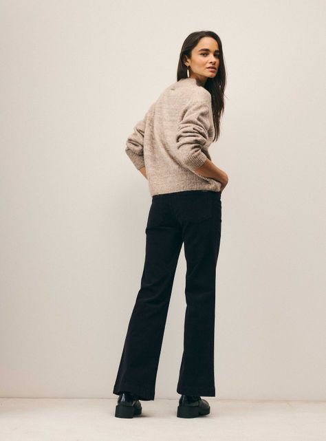 Pantalón Cotelé Fleare con Proceso de Teñido-5