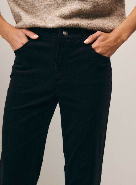 Pantalón Cotelé Fleare con Proceso de Teñido-2