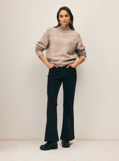Pantalón Cotelé Fleare con Proceso de Teñido-4