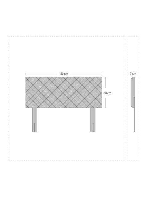Cama Europea Cadiz 2 Plazas Base Dividida + Respaldo Nuit + Velador Granada Honey-1